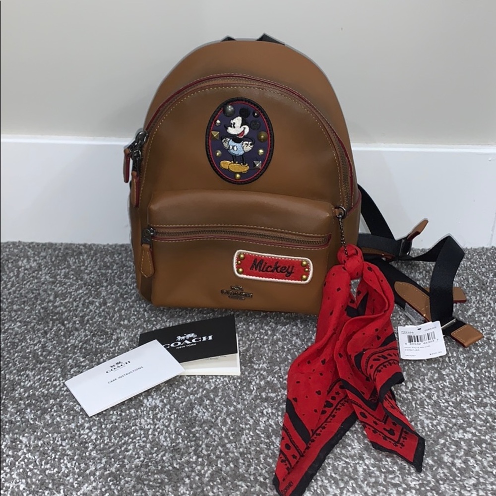 Limited edition Coach Mickey Backpack